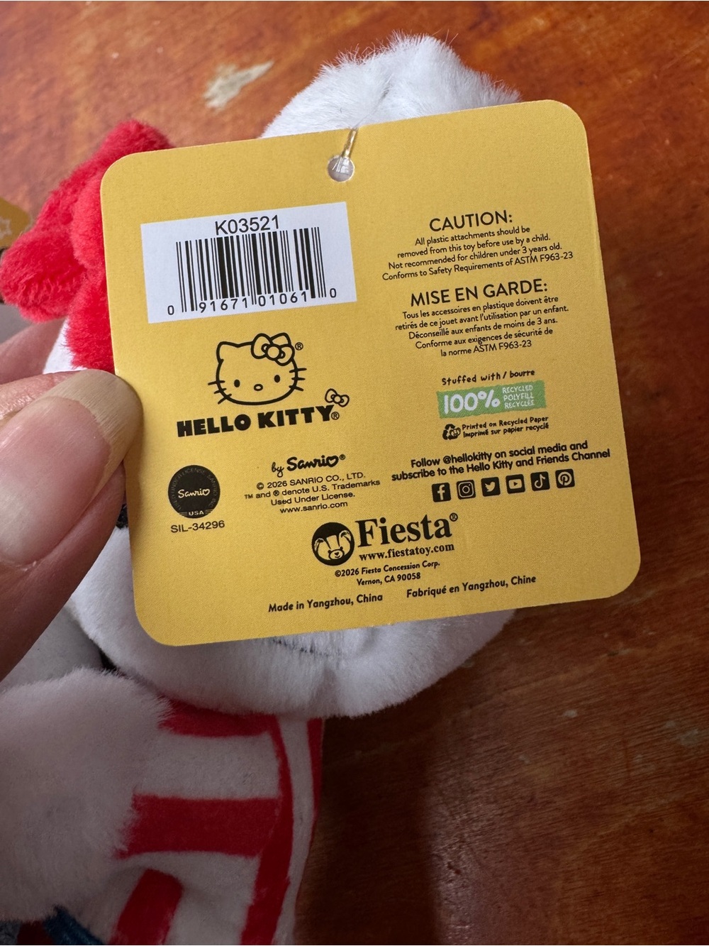 Hello Kitty Soccer Plush Bundle – Football Theme – Set of 2 - Picture 6 of 8